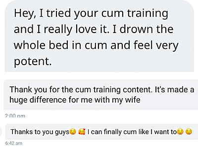 finally cum like you want to